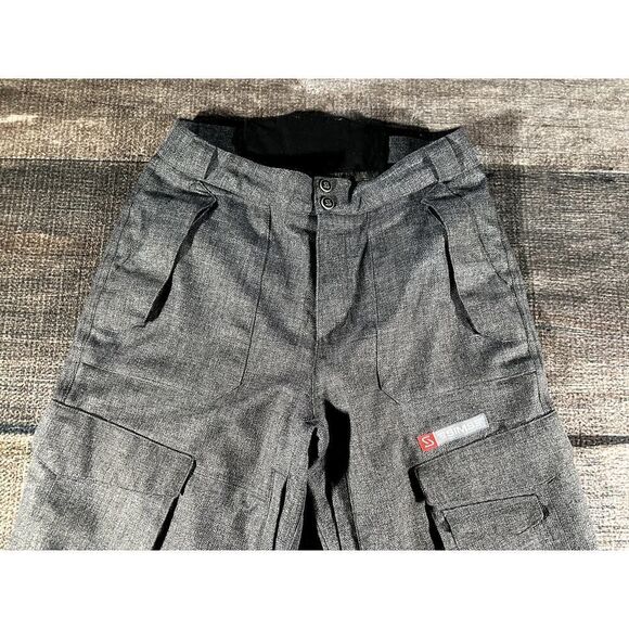 SIMS Snap Button Grey Lined Ski Snowboarding Pants Men's Size Small - Picture 2 of 12